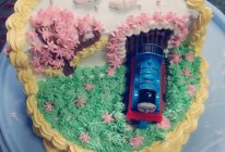 托马斯水果蛋糕#豆果5周年#的做法