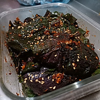 超级爽口的韩式腌苏子叶的做法图解5
