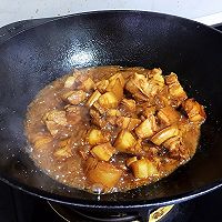 油腐乳红烧肉炖豆结的做法图解14
