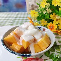 #鹰唛新食尚#葡萄干炼乳木瓜的做法图解3