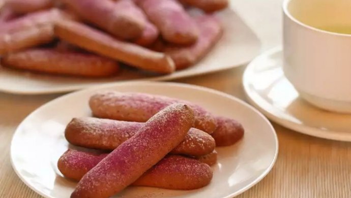 紫薯手指酥饼