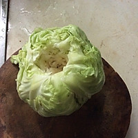 圆白菜扣肉的做法图解2