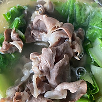 小白菜汆羊肉的做法图解5