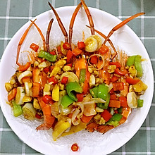舒氏菜谱：粉丝蒸罗氏虾