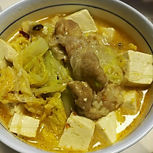 白菜豆腐羊肉汤