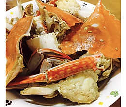 姜葱炒蟹 家常炒蟹 红烧白蟹的做法