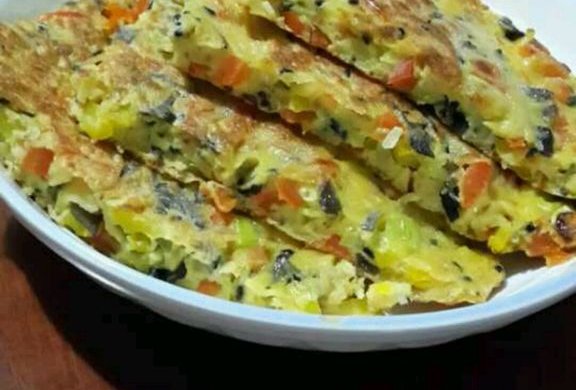 什锦蔬菜鸡蛋饼