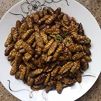 焦香蝉蛹（蚕蛹）的做法图解4