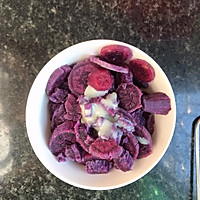 #秋天怎么吃#紫薯糕的做法图解3