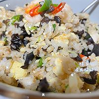 芥末 虾仁蛋炒饭！的做法图解3