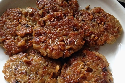 香菇蚝豉煎肉饼（家常版）