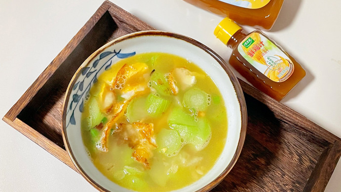 鸡汁丝瓜蛋汤