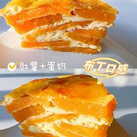 红薯烤蛋奶（无油无糖）❗️奶香软糯/宝宝辅食的做法图解3