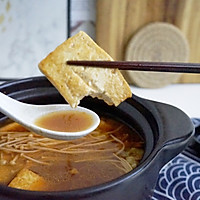 #我为奥运出食力#能量浓汤，豆腐丝瓜菌菇煲的做法图解19