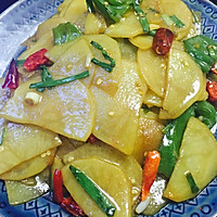 辣椒土豆片的做法图解2
