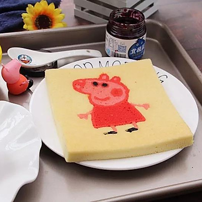 小猪佩奇转印蛋糕——确认过眼神，你就是能做好菜的社会人！