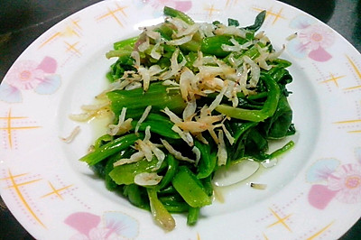 虾皮拌菠菜