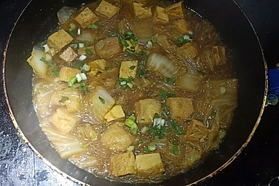 白菜豆腐炖粉条