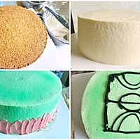 #安佳儿童创意料理#篮球主题奶油蛋糕的做法图解14