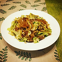 包菜炒粉丝的做法图解1