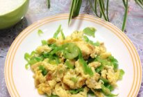 皱皮椒炒鸡蛋～米饭搭档的做法