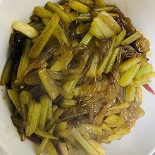 芹菜炒粉条