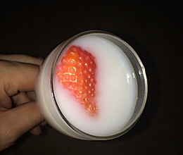 草莓椰奶果冻的做法