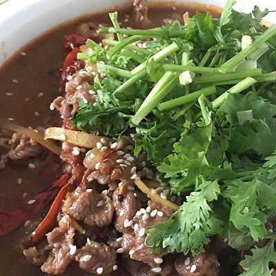 水煮牛肉