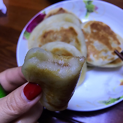 香蕉奶香糯米饼