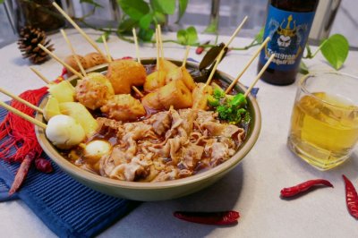 啤酒最佳搭档钵钵鸡冷串串