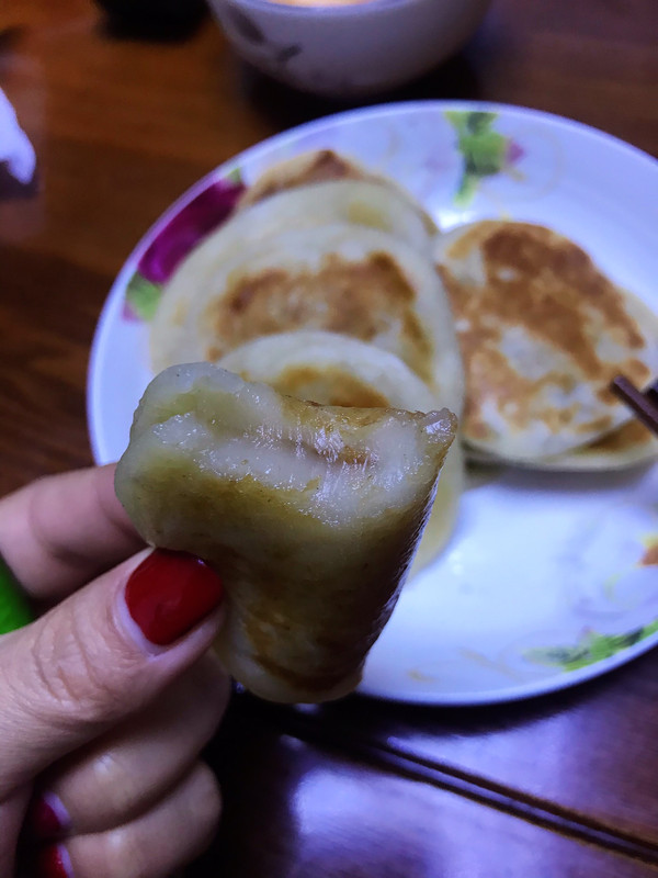 香蕉奶香糯米饼