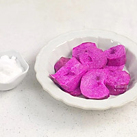 紫山药水晶冻的做法图解1