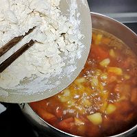 暖暖的西红市土豆鸡蛋疙瘩汤的做法图解9
