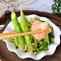 芦笋炒虾仁的做法图解10