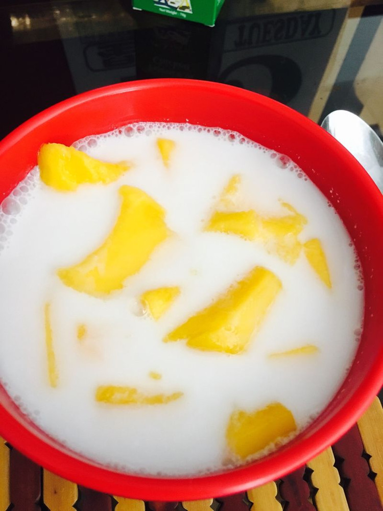 芒果椰汁西米露的做法