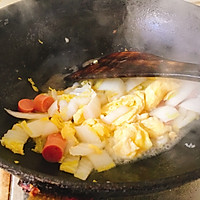 火腿鸡蛋炒米线的做法图解6