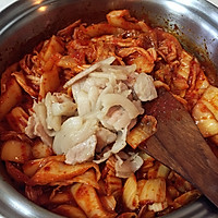 韩式辣白菜汤的做法图解4