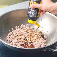 油菜肉末之锦上添花的做法图解8