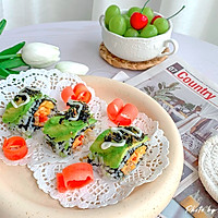 家常寿司做法——鳗鱼牛油果寿司反卷的做法图解7