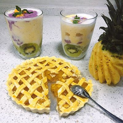 菠萝派&夏了夏天了smoothie