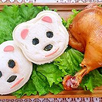 熊宝三文鱼吐司的做法图解14