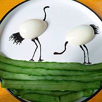 #憋在家里吃什么#鸡蛋的华丽变身，变成鹤仙气十足的做法图解5