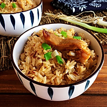 杏鲍菇排骨焖饭