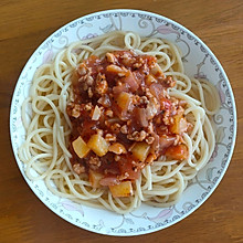 肉酱意大利面(附肉酱做法)