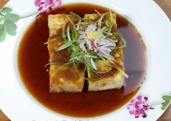 【韩式豆腐素食牛排】