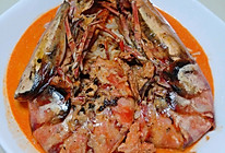 奶油大虾烩伊面的做法