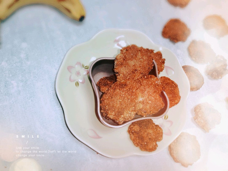 香蕉燕麦饼干的做法