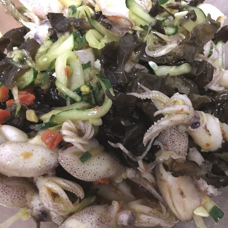 凉拌清心小墨斗的做法