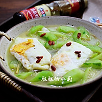 荷包蛋焖丝瓜的做法图解9