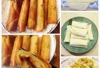 蔬菜馅春卷，一口香脆，营养兼顾的做法
